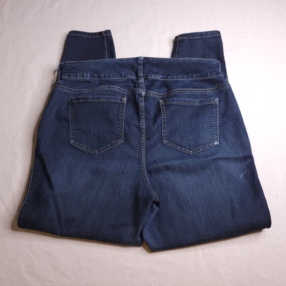 Torrid Womens Skinny Jeans 14 Dark Wash Mid Rise Stretch Imperfect - Picture 3 of 8
